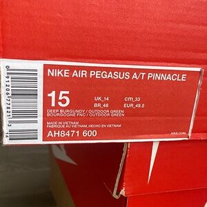 Nike Air Pegasus A/T Pinnacle - Burgundy and Green